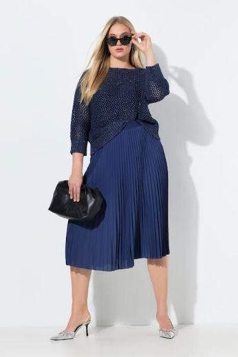 Plus size veliki brojevi Suknja midi A kroja za punije