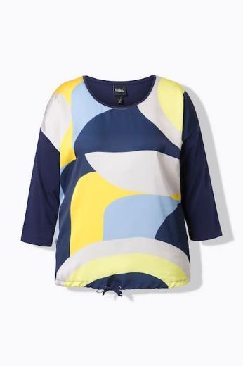 Plus size veliki brojevi Majica 3/4 rukava okruglog ovratnika za punije