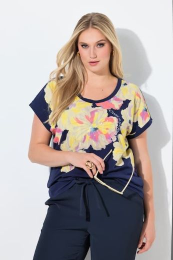 Plus size veliki brojevi Majica kratkih rukava okruglog ovratnika za punije