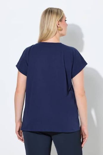 Plus size veliki brojevi Majica kratkih rukava okruglog ovratnika za punije