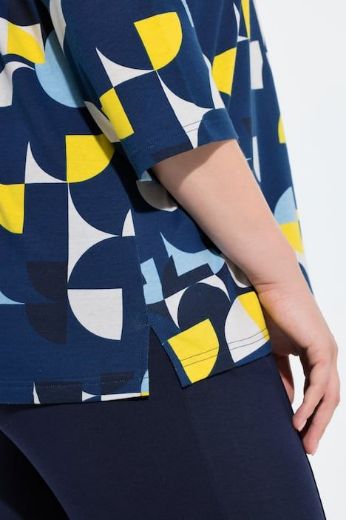 Plus size veliki brojevi Majica 3/4 rukava A kroja za punije