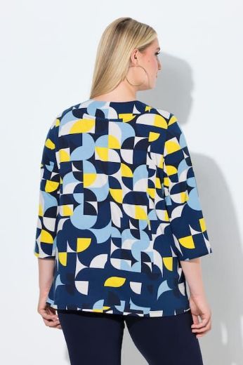 Plus size veliki brojevi Majica 3/4 rukava A kroja za punije