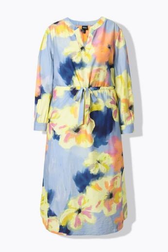 Plus size veliki brojevi Haljina maxi dugih rukava A kroja za punije