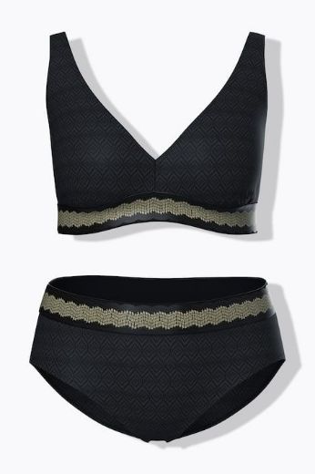 Plus size veliki brojevi Kupaći kostim dvodijelni za punije