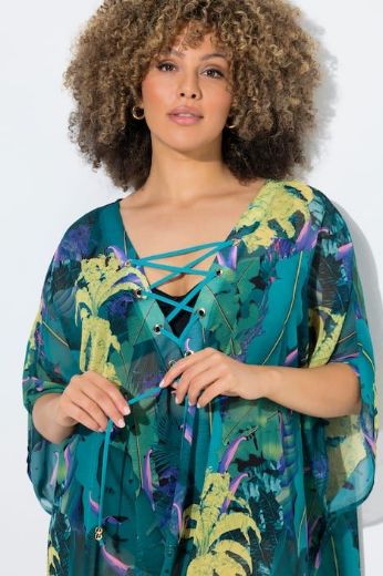 Plus size veliki brojevi Tunika 3/4 rukava dužeg kroja za punije