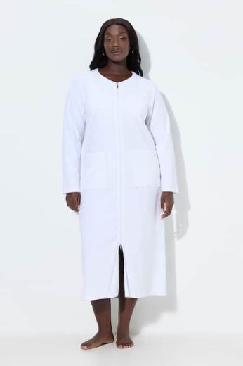 Plus size veliki brojevi Bademantil s džepovima za punije