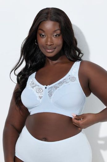 Plus size veliki brojevi Grudnjak sa širim naramenicama s dodatkom ukrasne čipke za punije