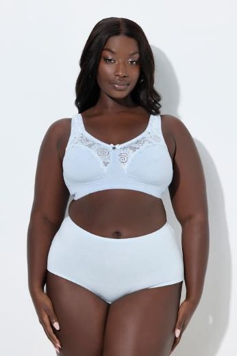 Plus size veliki brojevi Grudnjak sa širim naramenicama s dodatkom ukrasne čipke za punije