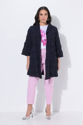 Plus size veliki brojevi Jakna s 3/4 rukavima bez kopčanja za punije