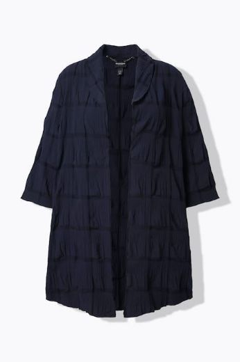 Plus size veliki brojevi Jakna s 3/4 rukavima bez kopčanja za punije