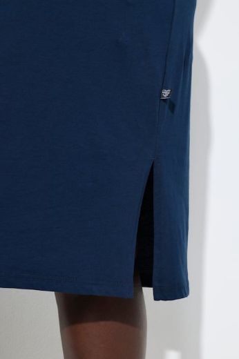 Plus size veliki brojevi Spavaćica s V izrezom na pruge za punije