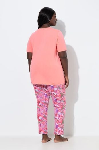 Plus size veliki brojevi Pidžama kratkih rukava i dugih nogavica za punije