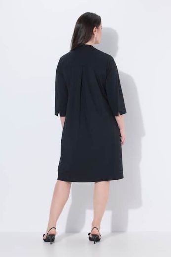 Plus size veliki brojevi Haljina midi 3/4 rukava za punije