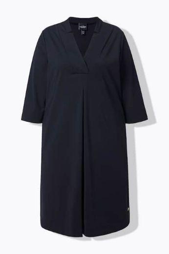 Plus size veliki brojevi Haljina midi 3/4 rukava za punije