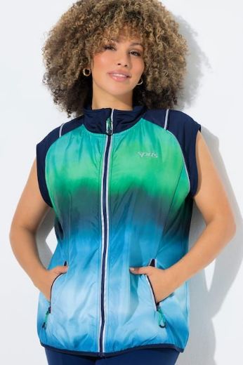 Plus size veliki brojevi Jakna s odvojivim rukavima za punije