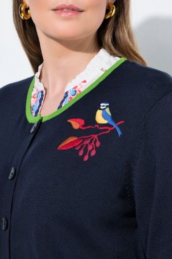 Plus size veliki brojevi Kardigan od mješavine vune na kopčanje za punije