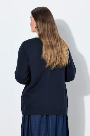 Plus size veliki brojevi Kardigan od mješavine vune na kopčanje za punije