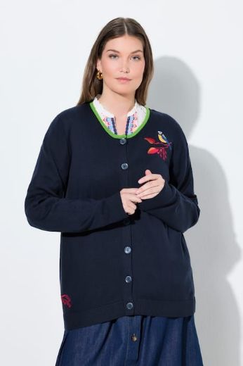 Plus size veliki brojevi Kardigan od mješavine vune na kopčanje za punije