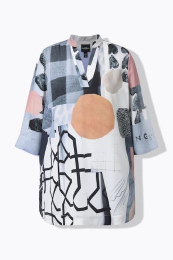 Plus size veliki brojevi Tunika 3/4 rukava za punije