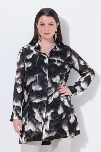 Plus size veliki brojevi Bluza dugih rukava dužeg kroja za punije