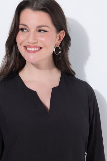 Plus size veliki brojevi Haljina midi 3/4 rukava za punije