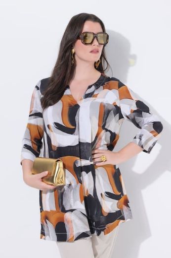 Plus size veliki brojevi Tunika 3/4 rukava za punije