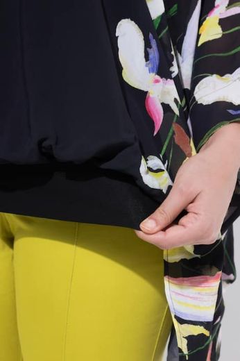 Plus size veliki brojevi Bluza 3/4 rukava V ovratnika za punije