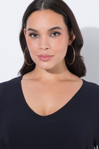 Plus size veliki brojevi Bluza 3/4 rukava V ovratnika za punije