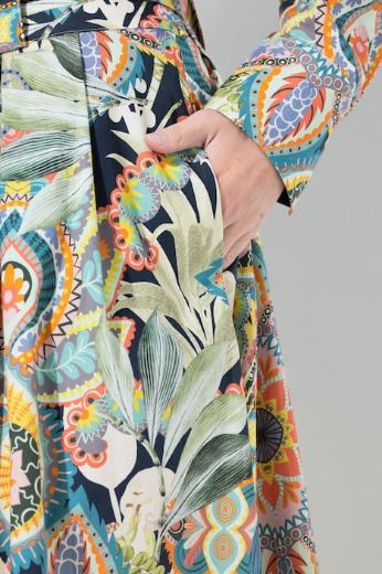 Plus size veliki brojevi Suknja midi A kroja za punije