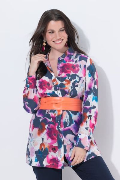 Veliki brojevi Bluza dugih rukava A kroja moda za punije