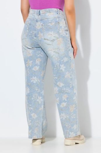 Plus size veliki brojevi Traperice širokih nogavica za punije