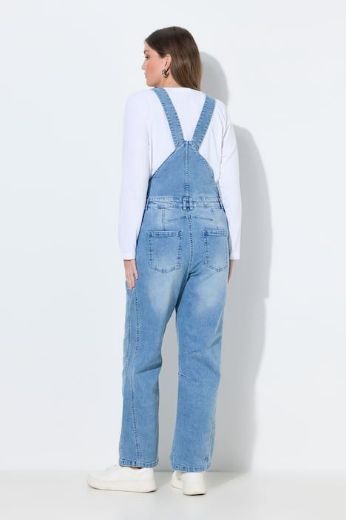 Plus size veliki brojevi Kombinezon od trapera na tregere za punije