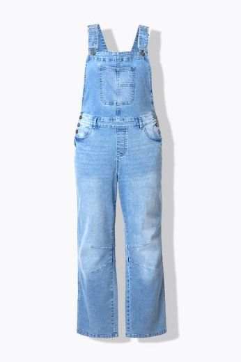 Plus size veliki brojevi Kombinezon od trapera na tregere za punije