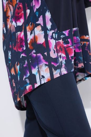 Plus size veliki brojevi Majica 3/4 rukava V ovratnika za punije