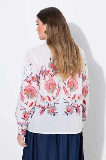 Plus size veliki brojevi Tunika dugih rukava V ovratnika za punije