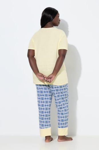 Plus size veliki brojevi Pidžama kratkih rukava i dugih nogavica set od 3 djela za punije