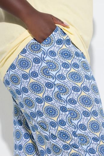 Plus size veliki brojevi Pidžama kratkih rukava i dugih nogavica set od 3 djela za punije