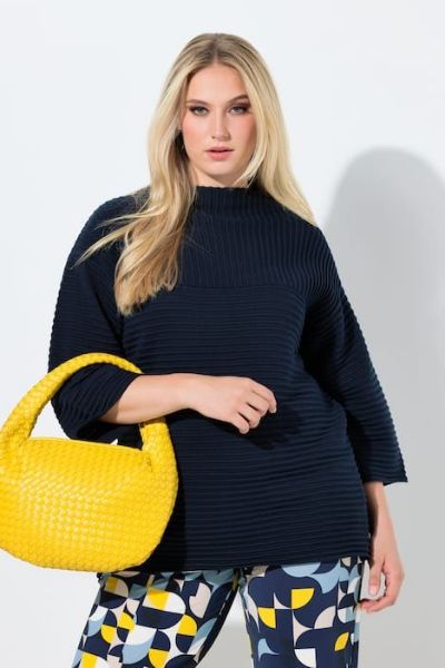 Veliki brojevi Pulover 3/4 rukava moda za punije