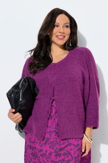 Plus size veliki brojevi Kardigan 3/4 rukava na kopčanje za punije