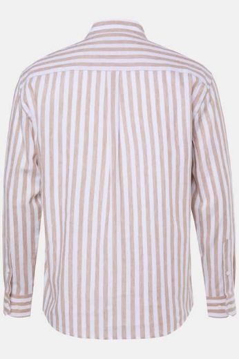 Plus size veliki brojevi Košulja dugih rukava  od mješavine lana za punije