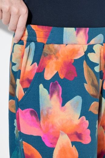 Plus size veliki brojevi Hlače cvjetnog printa za punije