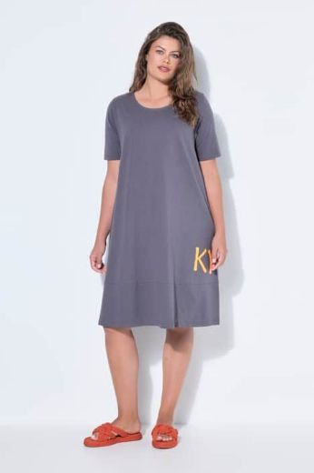 Plus size veliki brojevi Haljina sa grafičkim printom za punije