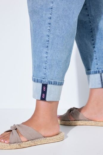 Plus size veliki brojevi Hlače dugih nogavica šireg kroja traper za punije