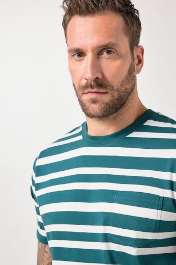 Plus size veliki brojevi Majica kratkih rukava na pruge za punije