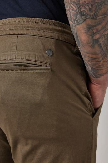 Plus size veliki brojevi Hlače chino na vezanje za punije