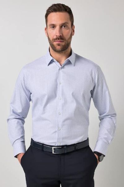 Veliki brojevi Koušulja dugih rukava poslovna moda za punije