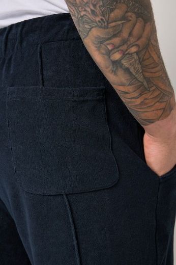 Plus size veliki brojevi Hlače kratkih nogavica na vezanje elastičnog struka za punije