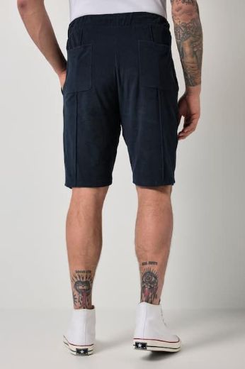 Plus size veliki brojevi Hlače kratkih nogavica na vezanje elastičnog struka za punije