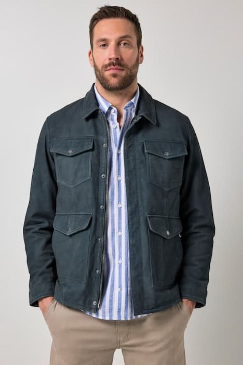 Plus size veliki brojevi Jakna kožna s patentom za punije