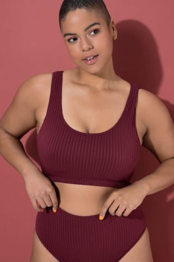 Plus size veliki brojevi Kupaći kostim jednodijelni s otvorima za punije